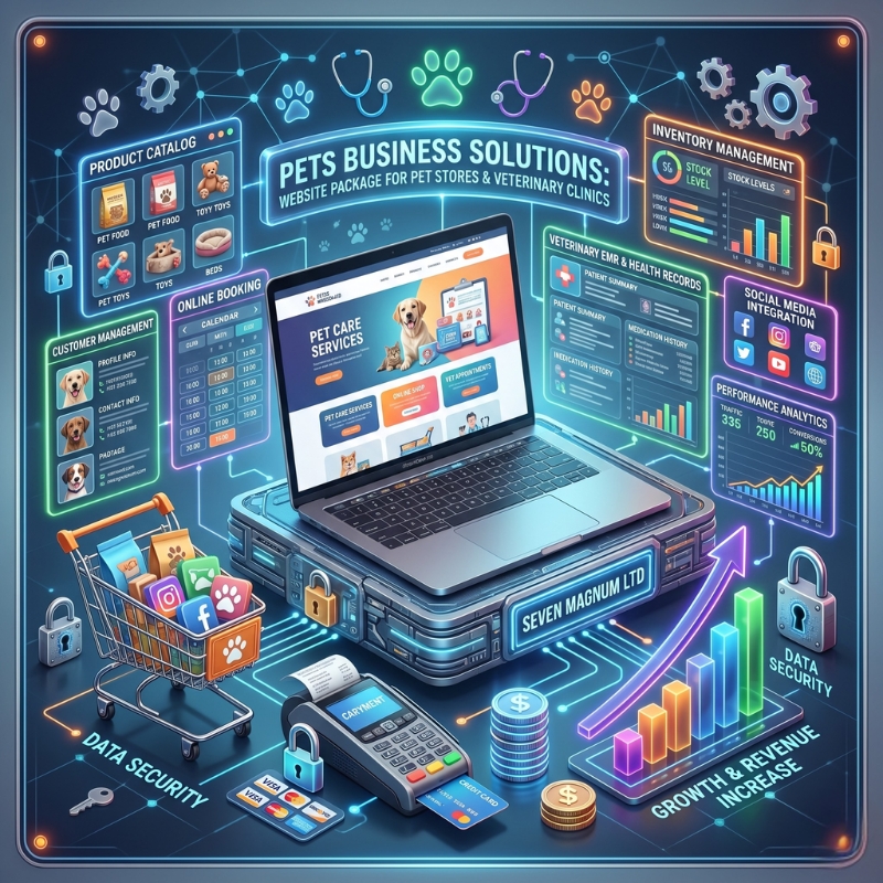 Pets Business Website Package (For Pet Stores & Veterinary Clinics) 1 Pets Business Website Package (For Pet Stores & Veterinary Clinics)